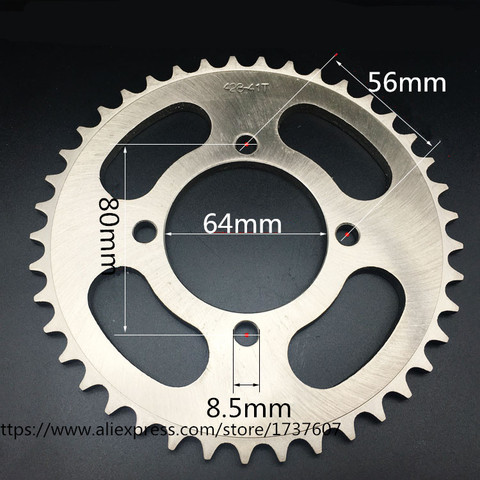 1PCS Motorcycle sprocket/ YBR125 36-43T motorcycle sprocket/Engine Sprocket 428# 36/39/41/43/45T Teeth/Motorcycle Dirt ► Photo 1/1