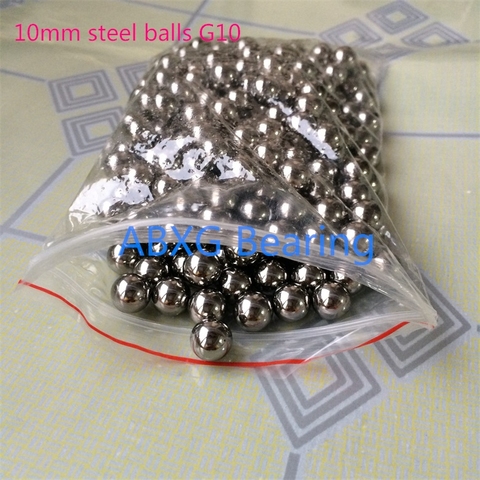 ABXG 50pcs/lot 10mm 10 chrome steel balls high precise G10 level 10mm steel ball ► Photo 1/1