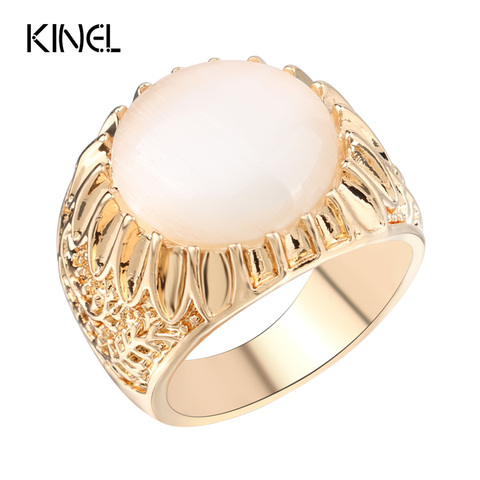 2016 Wedding Ring For Men Accessories Color Gold With Opal Rings Fashion Jewelry ► Photo 1/6