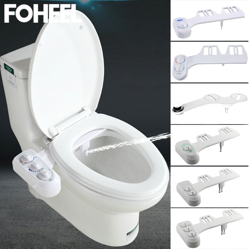 Cleaning single Nozzle Spray Non-Electric Adjustable Bidet Toilet Seat 