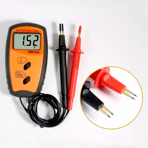 SM8124A Battery Impedance Meter Vehicle Rechargeable Lithium-ion nickel-hydroxide internal battery resistance Tester Voltmeter ► Photo 1/6