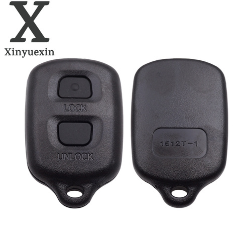 Xinyuexin Replacement Remote Car Key Shell Cover Case Fit for Toyota RAV4 Corolla Keyless Entry 2 Buttons No Logo ► Photo 1/6