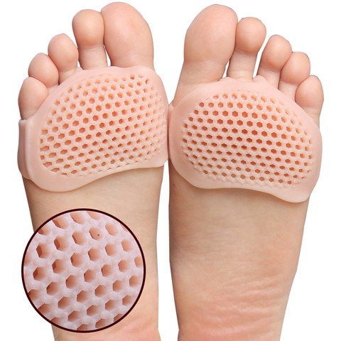Silicone Honeycomb Forefoot Insoles High Heel Shoes Pad Gel Insoles Breathable Health Care Shoe Insole Massage Shoe Insert ► Photo 1/6
