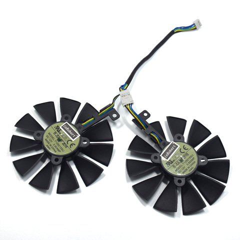 New 88MM T129215SU DC 12V 0.50A Cooler Fan For ASUS Strix GTX 1050 1060 1070 1080 GTX 970 RX 480 Graphics Card Cooling Fan ► Photo 1/6