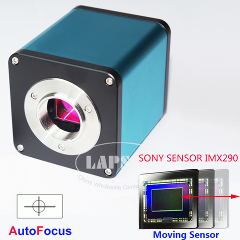 Lapsun Autofocus Auto Focus Focal 1080P 60FPS SONY IMX290 HDMI Video Industry Microscope Camera Support C-Mount For PCB SMD SMT ► Photo 1/1