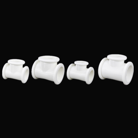 Tee Type Plastic Pipe Fitting Adapter Coupler Connector For Water Fuel Gas 1/2