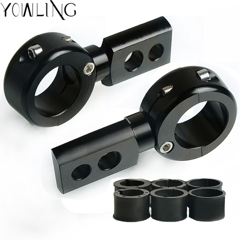 Universal 22mm 25mm 28mm Lamp Mount Motorcycle Spotlight Fog Lamp