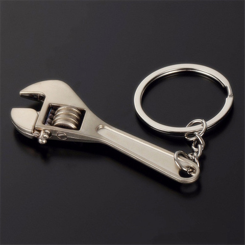 Car Home Alloy Wrench Keychain Beauty Cute Spanner Accessories Key Ring