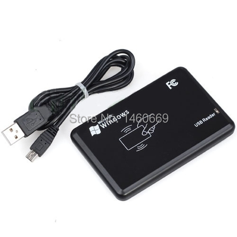 New USB RFID ID Contactless Proximity Smart Card Reader EM4001 EM4100 Windows ► Photo 1/4