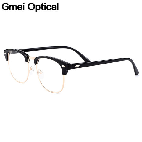 Gmei Optical Retro Full Rim Plastic Glasses Frame For Men And Women Myopia Presbyopia Reading Prescription Eyeglasses H8004 ► Photo 1/6