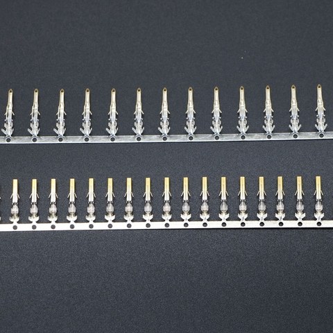 200pcs/Lot 4.2mm 5557 & 5559 Series Male & Female Gold Plated Terminal Pins for PC ATX/PCI-E/EPS Power Supply Cable. ► Photo 1/1