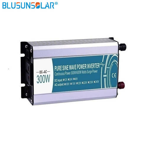 DC/AC 300W 12v/24v/48v pure input sine wave power inverter to110v 220v 230v  50/60hz inverter ► Photo 1/1