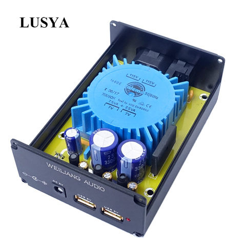 Lusya 5V USB HIFI Linear Power DC Regulator power supply 15W CAS XMOS Raspberry For Home amplifier T0089 ► Photo 1/6