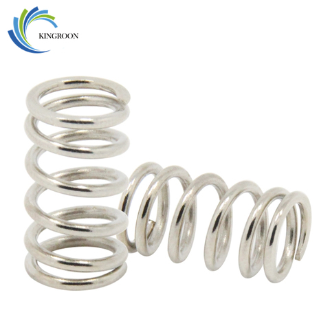10pcs Stainless Steel Springs 3D Printer Parts 6.8mm Spring For UM2 Heatbed Heated Bed Adjusting Springs 1.2*9.2*15mm ► Photo 1/6