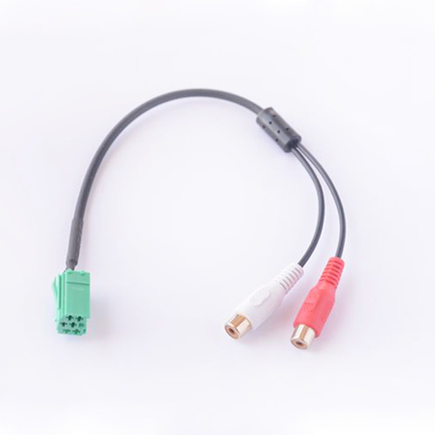 Biurlink Car Audio Parts RCA to Mini ISO 6 Pin Connector for Renault Cars ► Photo 1/3