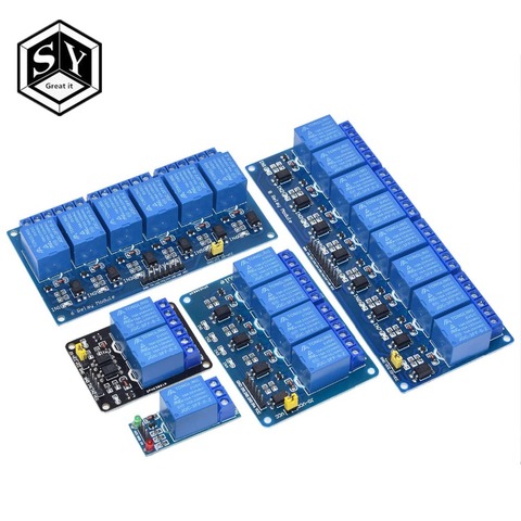 1PCS 5v 12v  24v 1 2 4 8 channel relay module with optocoupler. Relay Output 1 2 4 8 way relay module for arduino In stock ► Photo 1/6