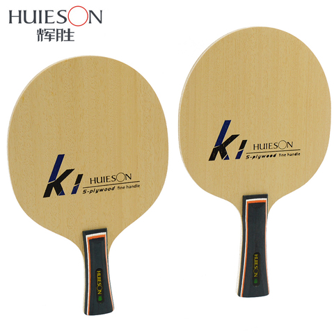 Huieson Fine Handle Table Tennis Training Blade Ultralight 5 Ply Basswood Ping Pong Paddle Blade Table Tennis Accessories K1 ► Photo 1/6