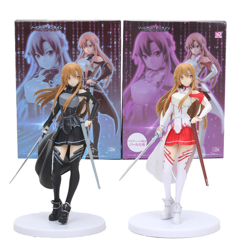 18cm SQ Sword art online Figure Asuna Figure SAO Yuuki Asuna Sword Model Toy ► Photo 1/6