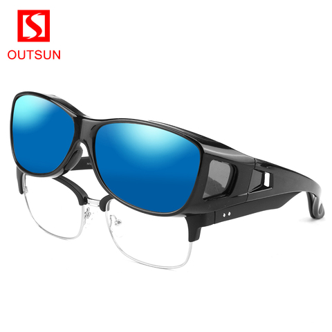 OUTSUN Brand OVER-FIT Polarized Sunglasses Men Women Outdoor Sports Glasses UV400 Fishing Sunglasses Prescription Glasses OS098 ► Photo 1/6