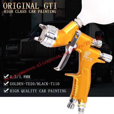 lvmp spray gun professional paint spray gun GTI golden paint gun water based automotive guns car painting tools pistol paint ► Photo 1/1