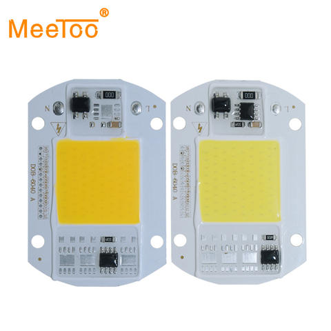 DIY LED COB Bulb Chip 30W 50W LED Lamp Chip AC 110V 220V Input Smart IC Fit For DIY LED Flood Light Cold Warm White Street Lamp ► Photo 1/6
