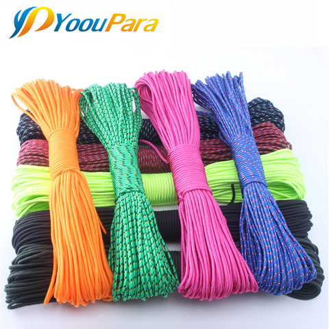 33 Colors Paracord 3mm 100FT 50FT Rope 1 Strand Paracorde cord Outdoor  Survival Equipment Clothesline DIY Bracelet Wholesale - Price history &  Review, AliExpress Seller - Blue Sky 133944