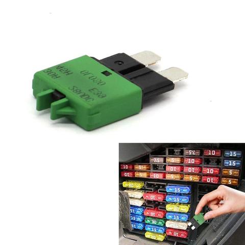 Car Motorcycle Truck Boat Marine Auto Accessories 5A 7.5A 10A 20A 25A DC 28V Manual Reset ATC Circuit Breaker Blade Fuse Parts ► Photo 1/6