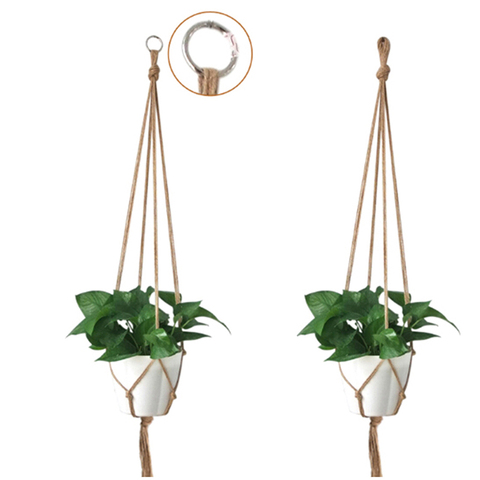 Vintage Macrame Plants Hanger Hook Flower Pot Holder Legs String Hanging Rope Wall Art Home Garden Balcony Decoration ► Photo 1/6