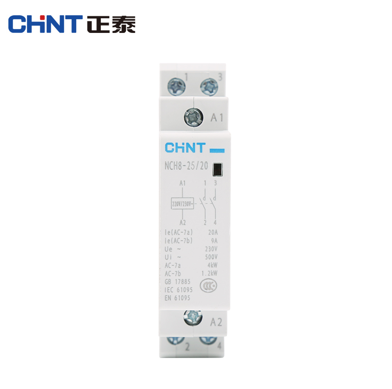 CHINT NCH8-25/20 AC 220/230V 25Amp 2NO Modular Din rail AC Contactor 