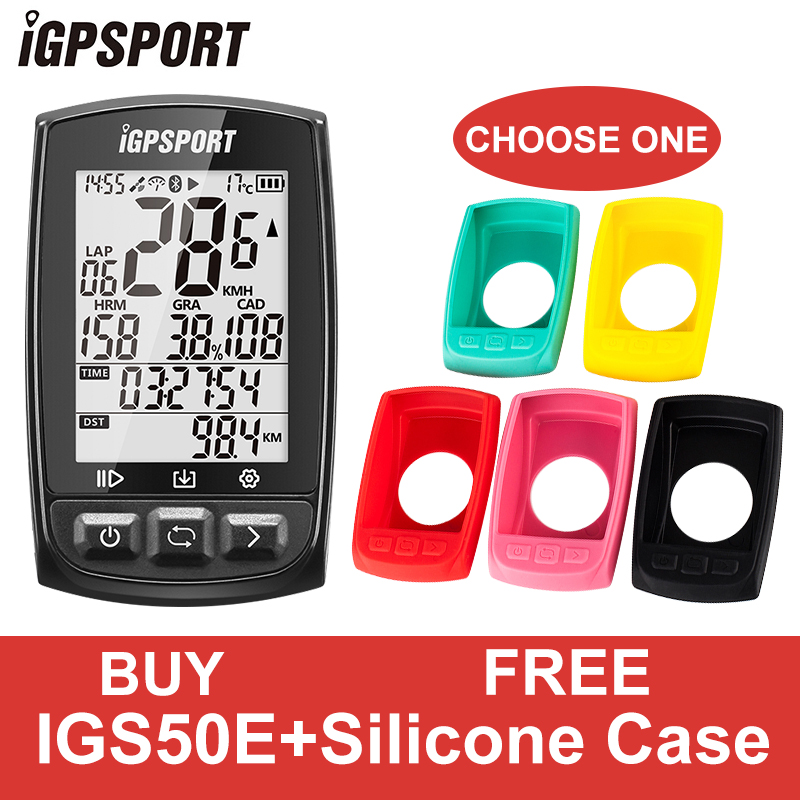 IGPSPORT IGS50E GPS Bike Cycling Computer Bicycle Stopwatch Heart Rate Monitor 