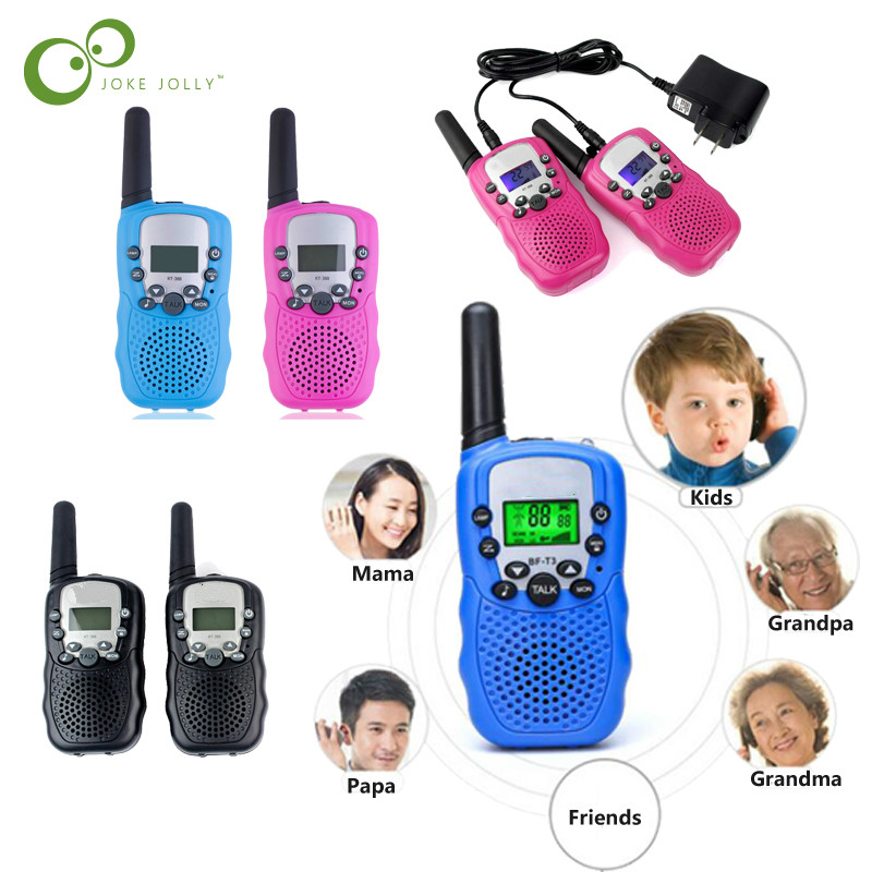 2 pcs=1 pair RT-388 Walkie Talkie Toys For Children 0.5W 22CH Two