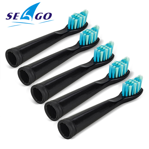 Seago Toothbrush Heads Soft Bristle Dupont Replacement Brush Head 5 Pieces ► Photo 1/5