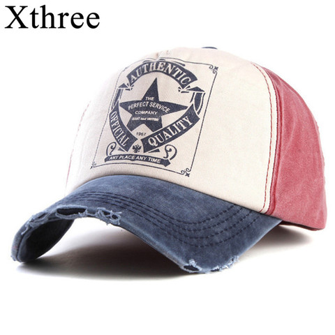 Xthree retro baseball cap women fitted cap snapback hats for men hip hop casual cap cheap hats casquette gorras bone ► Photo 1/6