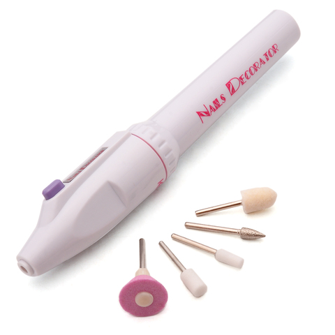 Mayitr Portable Battery Mini Nail Bit Electric Nail Sander Grinding Pen Sanding Machine Nail File Buffer Art Pen Manicure Tool ► Photo 1/1