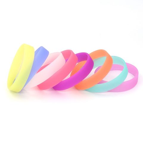 2 Pieces Set Fitness Wristband Men's Women's Children's Rubber Silicone Bracelet For Man Gift Jewelry Glow In The Dark Wholesale ► Photo 1/6