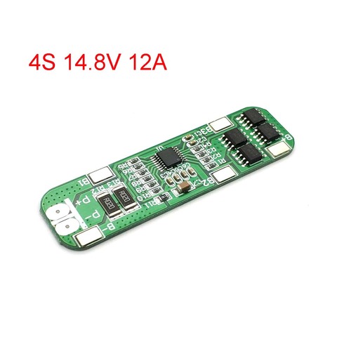 4S 12A 14.8V 16.8V 18650 Lithium Battery Protection Board 4 Cells Li-ion Lipo Polymer Charger Protection BMS/PCM/PCB Module ► Photo 1/4