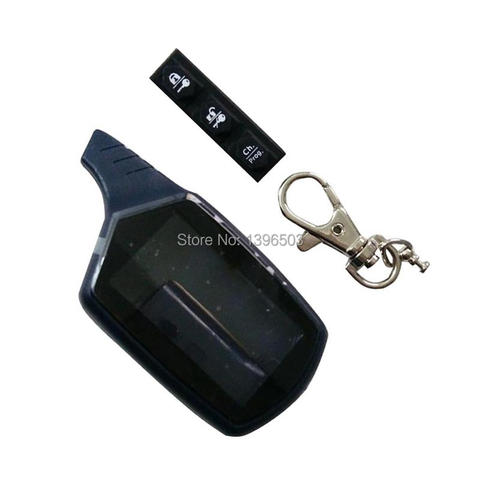 10 PCS/lot B9 Case Keychain Body Cover for Russian Version 2 way LCD Remote Control Key Fob Chain Twage Starline B9 B6 A91 A61 ► Photo 1/2
