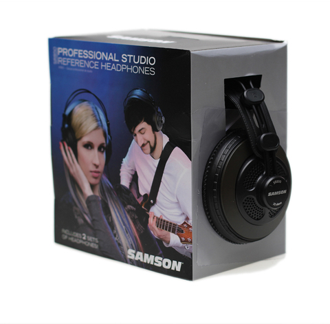 New Original Samson SR850 professional monitor Headphone Semi-open Studio Headset one pair two pieces package ► Photo 1/6