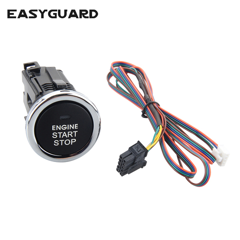 EASYGUARD Replacement push engine start stop long button style for ec002 es002 and ec008 series P5 style ► Photo 1/4