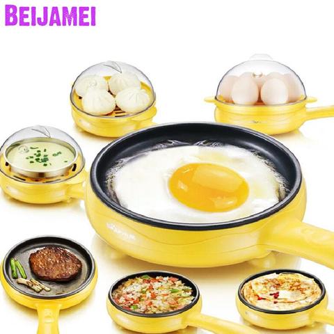 Beijamei New Style Small Egg Steamer Electric Frying Pan Intelligent Fried Eggs Egg Boiler Breakfast Machine ► Photo 1/6