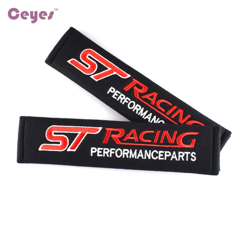 Car-Styling Seat Belt Cover Auto Universal Case For Ford Focus 2 3 Mondeo ST Racing Soft  Safely Seat Car Styling Accessories ► Photo 1/6