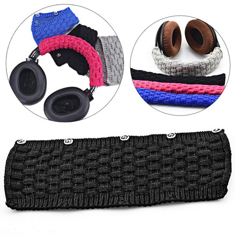 Universal Wool Headaband Head Band Protector Sleeve Pads Cushions Covers for Beats Pro for Audio-Technica for Sony headphones ► Photo 1/6