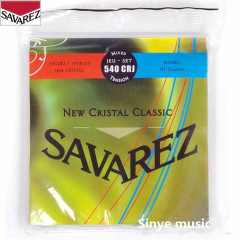 Savarez Classic Guitar Strings Set New Crystal Nylon Strings For Classical Guitar Parts 540CJ 540CR 540CRJ Stringed Instruments ► Photo 1/6