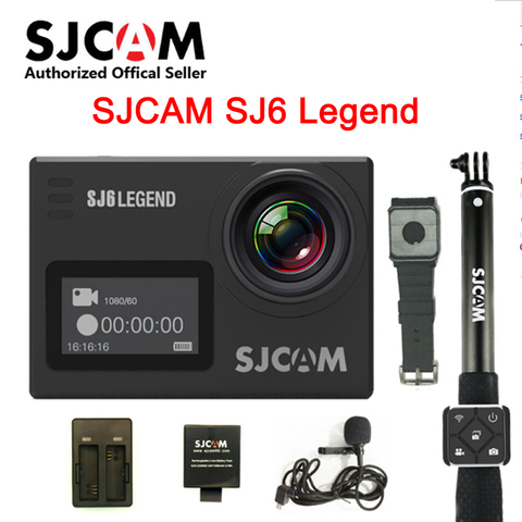 In Stock! SJCAM SJ6 Legend 2' Touch Screen Remote Action Helmet Sports DV Camera Waterproof 4K 24FPS NTK96660 RAW w/Front Screen ► Photo 1/5