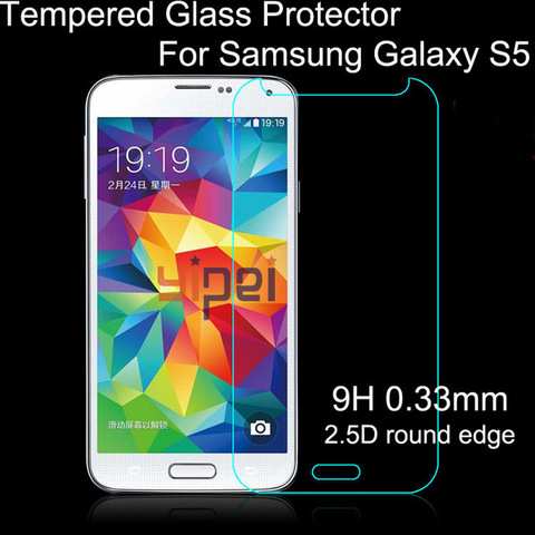 Tempered Glass For Samsung Galaxy S5 I9600 Screen Protector protective film For Samsung Galaxy S5 I9600 glass ► Photo 1/6