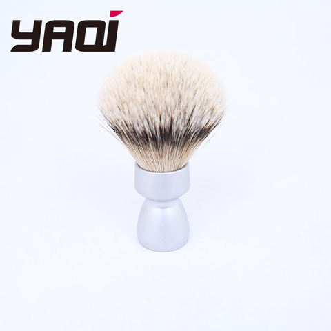 Yaqi Heavy Metal Handle Silvertip Badger Hair Shave Brush for Men Shaving ► Photo 1/3