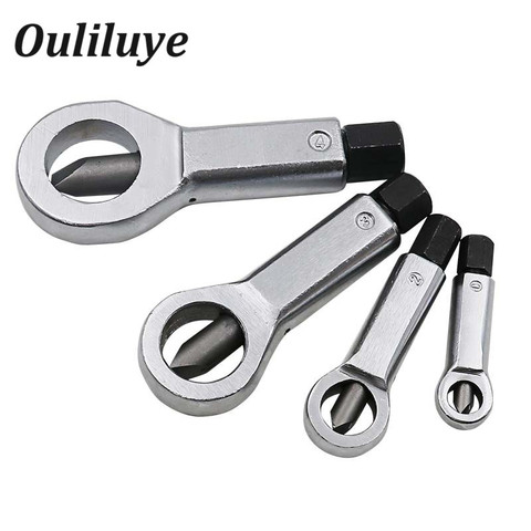 Damaged Rusty Nut Splitter Spanner Cracker Separator Bolt Nut Extractor Remove Cutter Tool Manual Pressure Tools Wrench Hex ► Photo 1/6