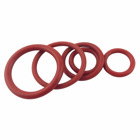 Red Silicon Rubber O-rings 1mm Thickness 4/5/6/7/8/9/10/11/12/13/14mm Outside Dia. O Rings Seals Gasket Washer 500pcs ► Photo 1/1