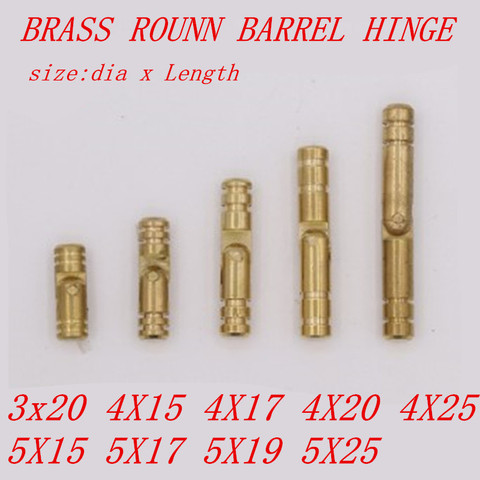 10pcs 10 type  3mm 4mm  5mm Solid Brass copper Jewelry Chest  Music Box Wine Wooden Case Hidden Invisible Concealed Barrel Hinge ► Photo 1/1