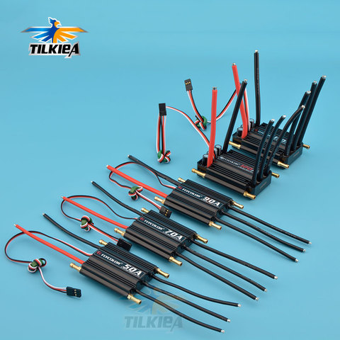 Rc Boat Brushless Motor ESC 50A 70A 90A 120A 150A Brushless ESC Speed Controller Support 2-6S Lipo BEC 5.5V/5A for RC Boat ► Photo 1/6